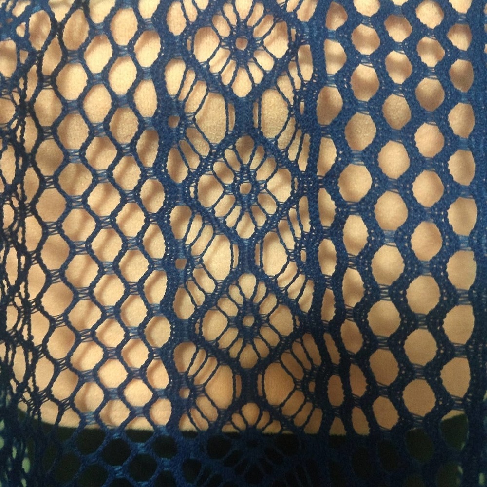 Victoria Secret Crochet Knit Crop Swim Cover Up - Picture 5 of 12